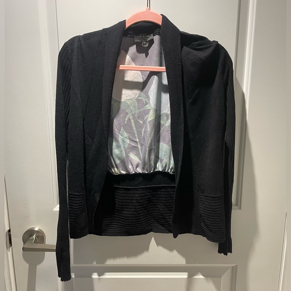 Ted Baker Open Front Sweater Size 1